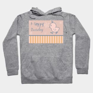 "Happy Birthday" Baby Chick Hoodie